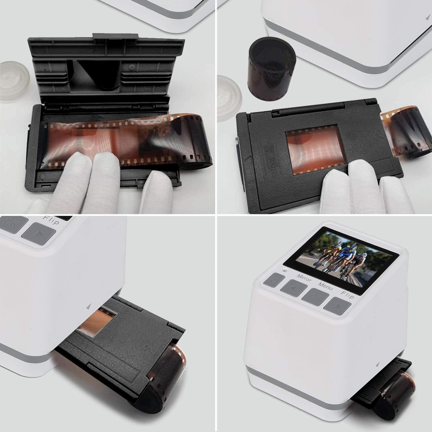 フィルムスキャナー Amazon | スキャナー、ポータブルネガフィルムスキャナー 35mm